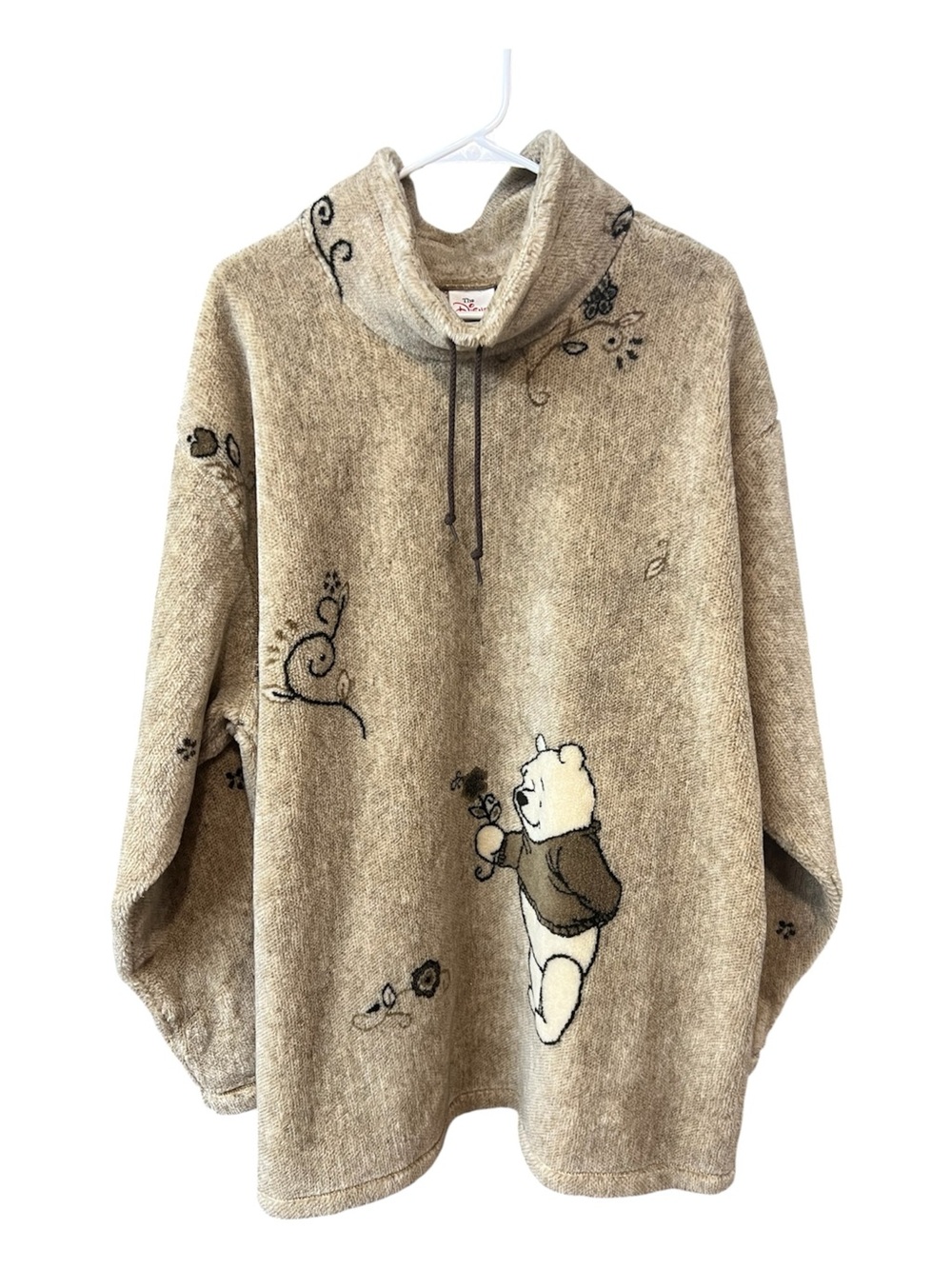 The Disney Store Winnie the Pooh Beige Fleece Sherpa Pullover Sweater 3X